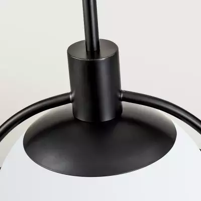 Iantheus Farmhouse Frosted Milk Glass Globe Pendant Light Iantheus Farmhouse Frosted Milk Glass Globe Pendant Light