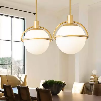 Iantheus Farmhouse Frosted Milk Glass Globe Pendant Light Iantheus Farmhouse Frosted Milk Glass Globe Pendant Light