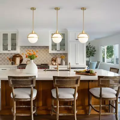 Iantheus Farmhouse Frosted Milk Glass Globe Pendant Light Iantheus Farmhouse Frosted Milk Glass Globe Pendant Light