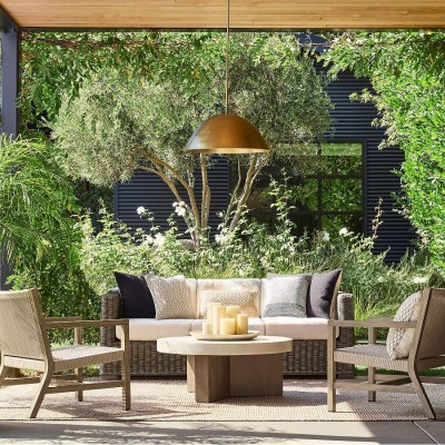 Deryn Farmhouse Brass Dome Pendant Light