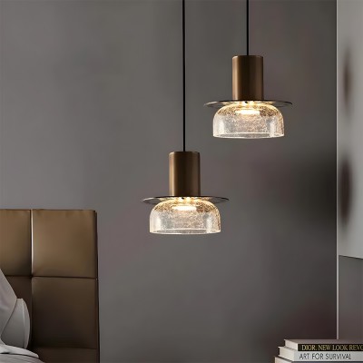 Arloen Modern Crackle Glass Pendant Light Arloen Modern Crackle Glass Pendant Light