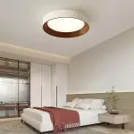 Calixte Minimalist LED Round Metal Ceiling Light