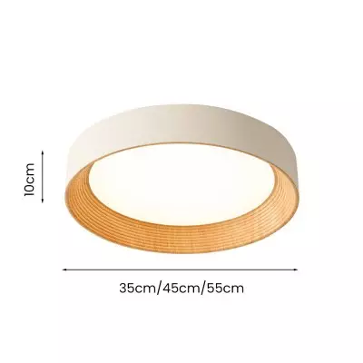 Calixte Minimalist LED Round Metal Ceiling Light Calixte Minimalist LED Round Metal Ceiling Light