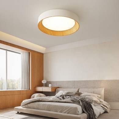 Calixte Minimalist LED Round Metal Ceiling Light