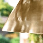 Deryn Farmhouse Brass Dome Pendant Light