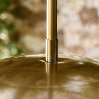 Deryn Farmhouse Brass Dome Pendant Light