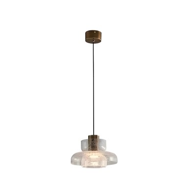 Arloen Modern Crackle Glass Pendant Light Arloen Modern Crackle Glass Pendant Light