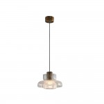 Arloen Modern Crackle Glass Pendant Light