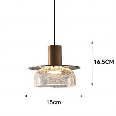 Arloen Modern Crackle Glass Pendant Light Arloen Modern Crackle Glass Pendant Light