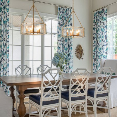 Coriander Farmhouse Water Ripple Glass Drum Chandelier Coriander Farmhouse Water Ripple Glass Drum Chandelier