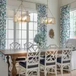 Coriander Farmhouse Water Ripple Glass Drum Chandelier