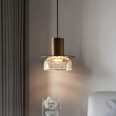 Arloen Modern Crackle Glass Pendant Light Arloen Modern Crackle Glass Pendant Light