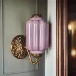Cyrilith Vintage Milk Glass Oiled Brass Eloise Sconce