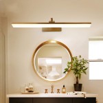 Jaryn Rustic LED Bar Brass Wall Light