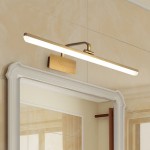 Jaryn Rustic LED Bar Brass Wall Light