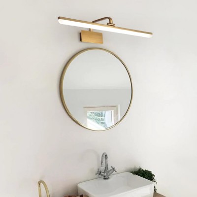 Jaryn Rustic LED Bar Brass Wall Light Jaryn Rustic LED Bar Brass Wall Light