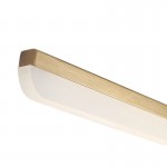 Jaryn Rustic LED Bar Brass Wall Light