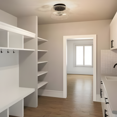 Paxon Matte Black Textured Glass Flush Mount Ceiling Light