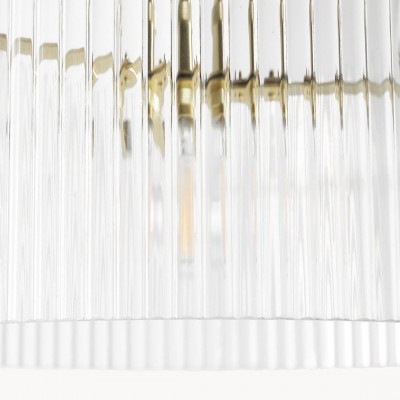 Erisen Farmhouse Ribbed Glass Pendant Light Erisen Farmhouse Ribbed Glass Pendant Light