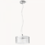 Erisen Farmhouse Ribbed Glass Pendant Light