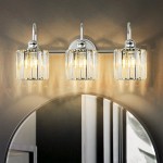 Naeris Modern Square Crystal Wall Sconce