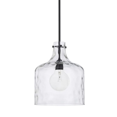 Tydon Minimalist Water Ripple Glass Pendant Light