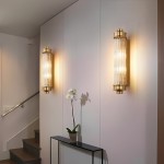 Raelin Retro Cylindrical Ribbed Glass Sconce