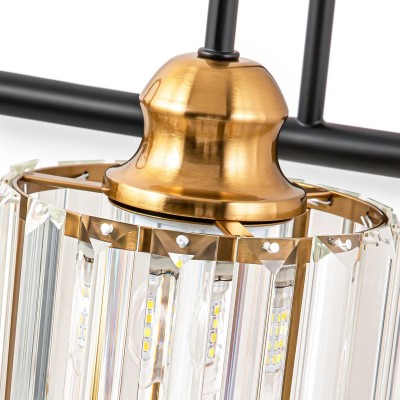Naeris Modern Square Crystal Wall Sconce Naeris Modern Square Crystal Wall Sconce