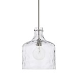 Tydon Minimalist Water Ripple Glass Pendant Light