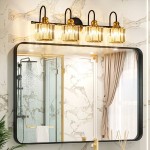 Naeris Modern Square Crystal Wall Sconce