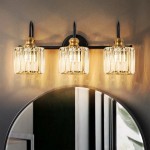 Naeris Modern Square Crystal Wall Sconce