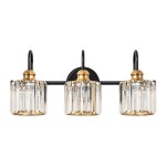 Naeris Modern Square Crystal Wall Sconce