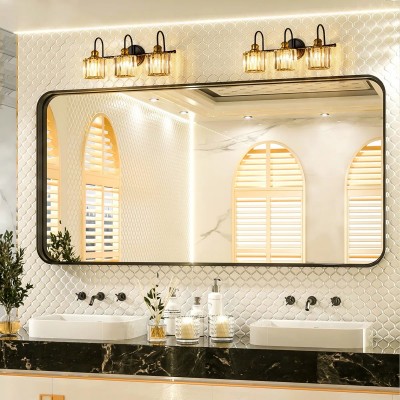 Naeris Modern Square Crystal Wall Sconce Naeris Modern Square Crystal Wall Sconce