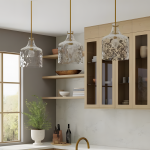 Erisen Farmhouse Ribbed Glass Pendant Light