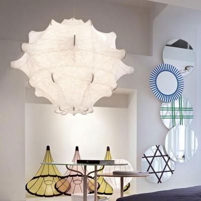 Joaquin Creative White Cocoon Pendant Light