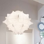 Joaquin Creative White Cocoon Pendant Light