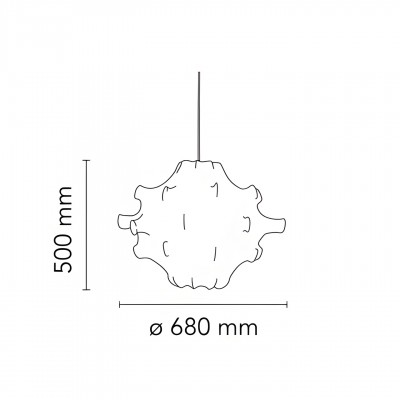 Joaquin Creative White Cocoon Pendant Light