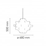 Joaquin Creative White Cocoon Pendant Light