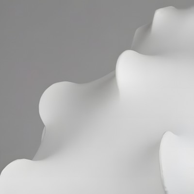 Joaquin Creative White Cocoon Pendant Light