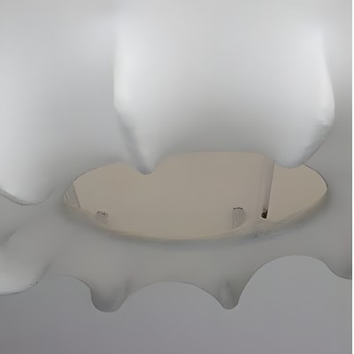 Joaquin Creative White Cocoon Pendant Light