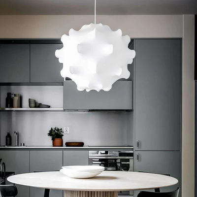 Joaquin Creative White Cocoon Pendant Light