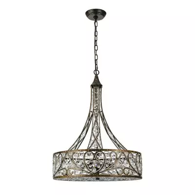 Audenor Retro Crystal Drum Chandelier