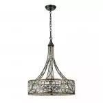 Audenor Retro Crystal Drum Chandelier