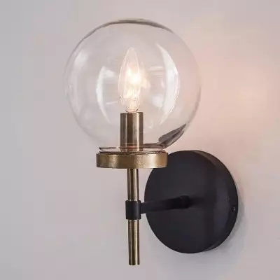 Aramis Farmhouse Glass Ball Sconce Aramis Farmhouse Glass Ball Sconce