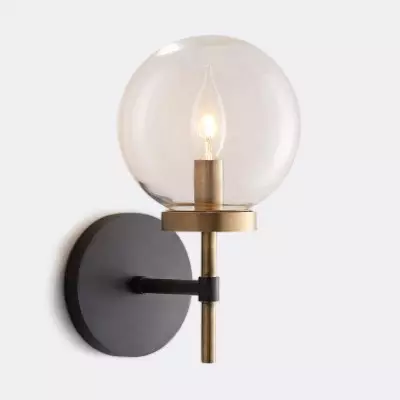 Aramis Farmhouse Glass Ball Sconce Aramis Farmhouse Glass Ball Sconce