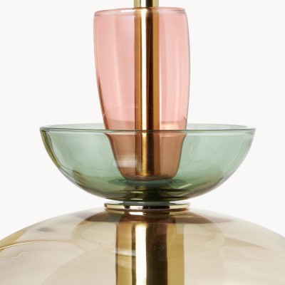 Oryn Globe Glass Brass Wall Light Oryn Globe Glass Brass Wall Light