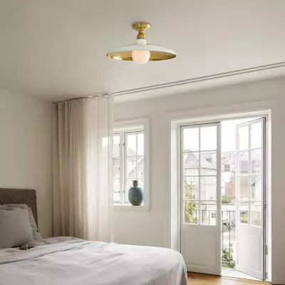 Dulcinea Farmhouse Metal Flush Mount Ceiling Light