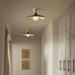 Dulcinea Farmhouse Metal Flush Mount Ceiling Light
