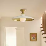Dulcinea Farmhouse Metal Flush Mount Ceiling Light