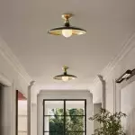 Dulcinea Farmhouse Metal Flush Mount Ceiling Light